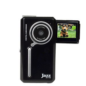 Jazz DV152 300K 4x Digital Zoom SD Camcorder w/1.5" LCD Flipout